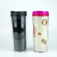 Advertising coffee mug, Custom paper cups, plastic coffee cups mugs with lid