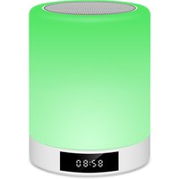 Best Price blue tooth wireless speaker light night with strobe touch lamp
