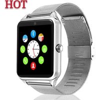 2019 New Stainless Steel Smartwatch Z60 with Blue Tooth Camera Support 2G SIM TF Card Smart Watch for Android