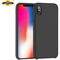 For iPhone X Case Slim Liquid Silicone Design TPU Cover