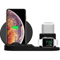 2019 Wireless charger station for iphone 3 in 1 magetic charging dock compatible for apple watch 1,2,3,4 all series