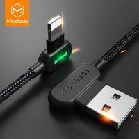 MCDODO 3m 2.4A Fast USB Cable For iPhone X XS MAX XR 8 7 6s Plus 5 Charging Cable Mobile Phone Charger Cord Usb Data Cable