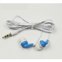 Cheap stereo earphones custom logo wired ear phones for promotion
