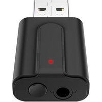 2019 new arrivals 2 in 1USB Bluetooth 5.0 Transmitter Receiver 3.5mm Aux Wireless Audio Adapter For TV PC Car Kit MP3