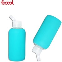 Glass Water Bottle with Silicone Sleeve