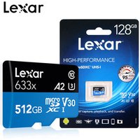 2019 Original Lexar 95mb/s 633x micro memory card 512GB 64g 128g 256gb for Sport Camcorder