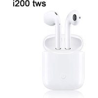 High quality i200 tws 1:1 Bluetooths Earphone Wireless Headphone Pop-up earbuds Wireless Charging headset