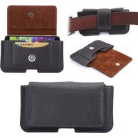 Black bag with belt clip holster case,many size available!cell phone pouch