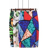 African Print Pencil Skirt Summer