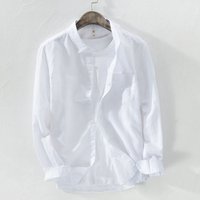 Long Sleeve Garment Dye Hemp Shirt