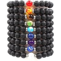 Volcanic Lava Stone Bead Essential Oil Diffuser Bracelet