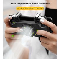 FOR PUBG Mobile Phone Trigger L1R1 Fire Button F1 Gamepad Shooter Game Joystick Controller Handle Cooler Fan Power Bank IOS