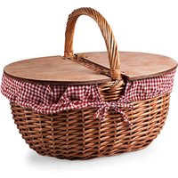 Romantic Willow Picnic Basket Outdoor Christmas Gifts