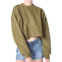 FS1359B hot sale high quality women long sleeve Short tops