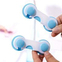 Adhesive Cabinet Fridge Drawer Lock Children Security Products Baby Safety Lock for Kids