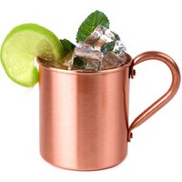 Pure Copper Mug Handle European American Style Moscow Mule Cocktail Glass Pure Copper Cup Restaurant Bar Cold Drink Cup