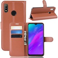 For Realme 3 Case for Realme 3 Mobile Case for OPPO Realme 3 Folio Flip Leather Wallet Silicone Cell Case With Holder Back Cover