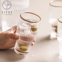 High temperature resistant thickened home use cold water bottle glasses