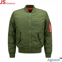 Zipper Flight Bomber Jacket