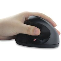 SUNGI Left Hand Use Ergonomic Vertical Mouse Wireless USB Receiver Mouse Powered by AAA Battery 1000 1200 1600 DPI
