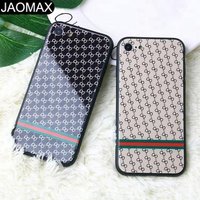 Fashion Custom Tempered Glass Cell Phone Case For iphone Xs Max 7 8 6 Back Cover Hard Phone Cases