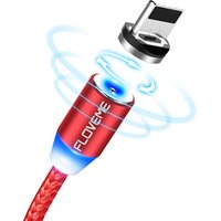 Free Shipping 2m FLOVEME New Model Magnetic USB Cable for Micro USB Type C Lighting Charger Phone Cable