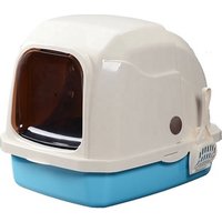 Fully Enclosed Hooded Cat Litter Tray Toilet Training