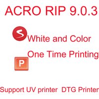 Official White color ink one pass printing ACRORIP 9.0.3 Partner for UV and DTG printer ACRO RIP Software