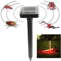 Solar Powered Sonic Rodent Repeller Garden Pests
