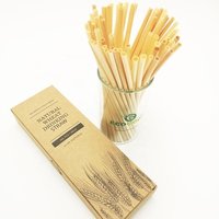 Free Samples Biodegradable Natural Plant Wheat Hay Drinking Straw