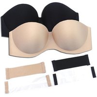Strapless Invisible Push Up Bra