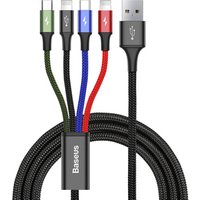Baseus 3.5A Fast 4 Head Multi Charging 4 in 1 Usb Data Cable