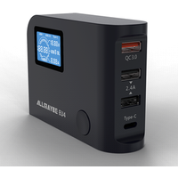 2019 NEW XTAR 4 ports USB Charger EU4 64W Type-C ,QC3.0 ,2.4A*2 USB quick charger with LCD screen