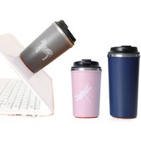Double Wall Stainless Steel Suction Coffee Mug – 350ml 500ml
