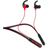 New mini sport stereo waterproof earbuds running magnetic neckband wireless earphone with mic
