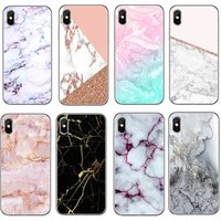 Free shipping Phone Cover for iPhone 6s 7 8 Plus X XS Max XR Soft TPU Mobile Marble Case