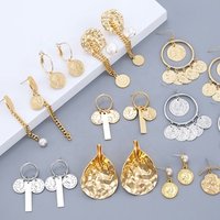 best seller 925 sterling silver hypoallergenic gold peal minimalist boho drop dangle earring