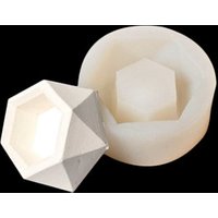 Diamond Shaped Ceramic Clay Pots Mold Concrete Planter Succulent Plants Cement Mold 3D DIY Clay flower pot silicon mold