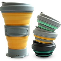 Collapsible Silicone Travel Coffee Cup