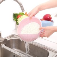 Creative Household Multi-function Washing Fruit Vegetable Rice Washing Basket