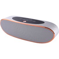 1800MA Big Battery Touch Key Active Wireless Bluetooth Speaker for KFC Family Classroom Shop Music with FM Radio Power Bank