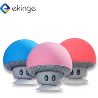 Cartoon small mushroom head solar powered wireless outdoor water proof speaker with hands free