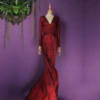 Ruffled Plaid Chiffon Office Dress