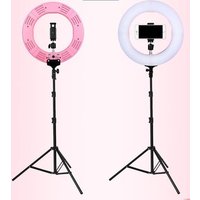 Photographic lighting LED circle ring light lamp live shooting studio Color Makeup Professional Video Phone Camera Selfie stick