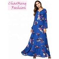 Istanbul Abaya Maxi Long Muslim Dress