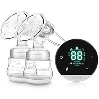 YOUHA Electric double breast pump LCD Smart Touch Screen Backflow Protector