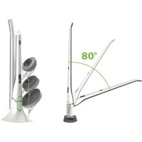 Electric Cordless Auto Power Bathroom Kitchen Hurricane Spin Machine Floor Scrubber Clean Brush