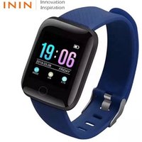 Free Shipping ID116 Plus Smart Bracelet Big screen heart rate monitor blood pressure Sport fashion multiple colors model