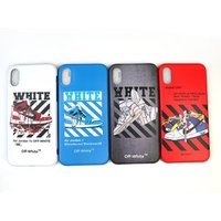 AIR Jordan sports Basketball shoes case for iPhone XS Max 8 7 6 6S Plus off fashion OW white Soft Silicon Phone Cover nba fundas