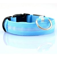Pet rechargeable flashing led usb dog collar with led light